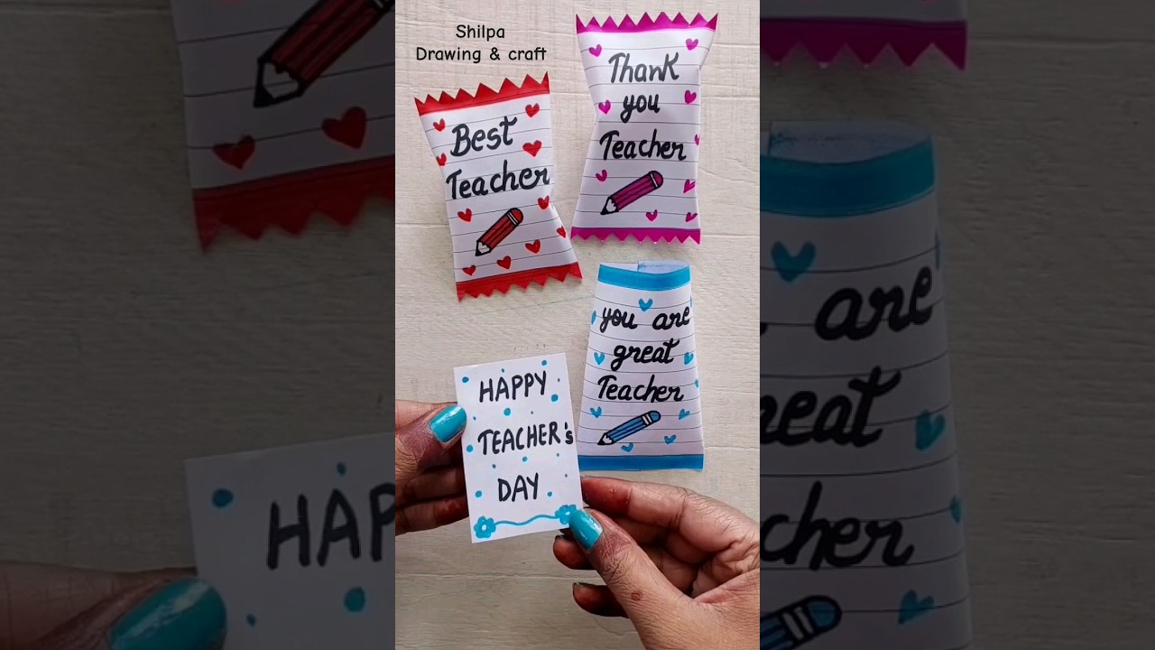 Teacher Day Chocolate 🍫 / Last minutes gift / Teacher Day gift idea #shorts #teacher #trending #diy