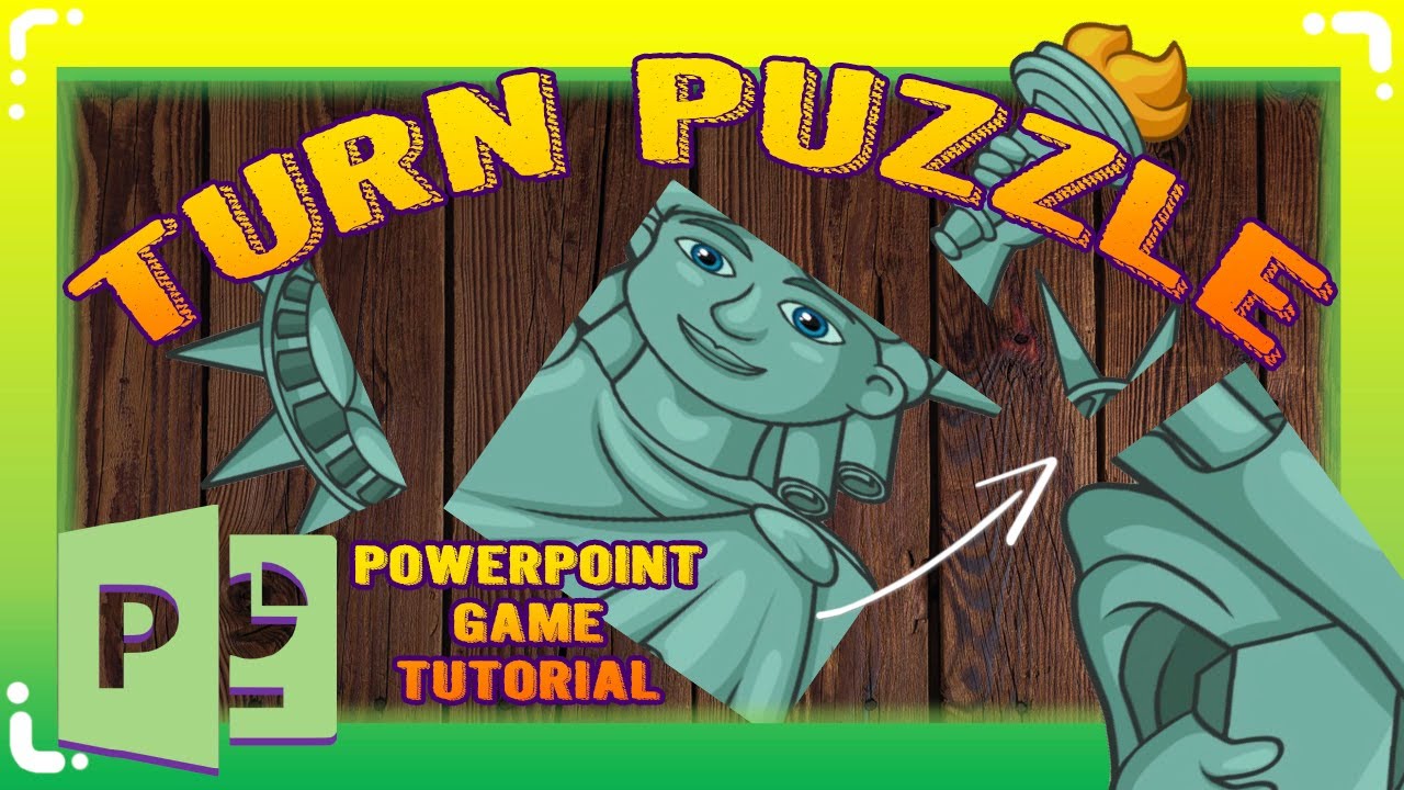 Turn Puzzle In PowerPoint - PowerPoint Games Tutorials