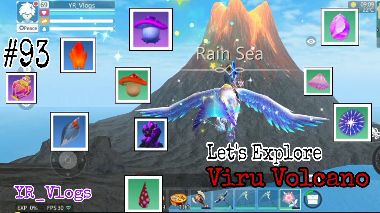 Let's Explore Viru Volcano |  The Abyss of the Eternal Fire | New Map | Utopia Origin #93