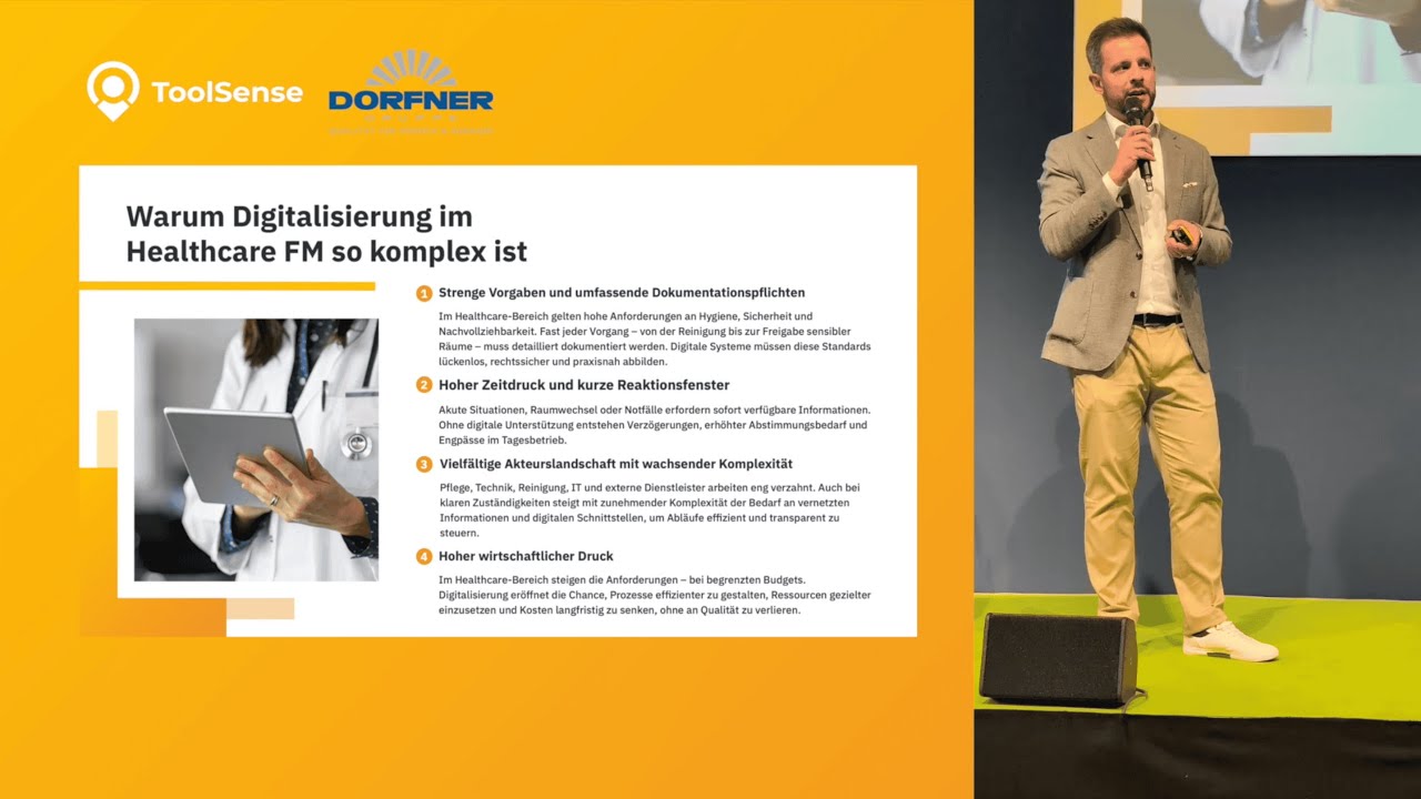 Wie Dorfner mit ToolSense Prozesse im Healthcare digitalisiert