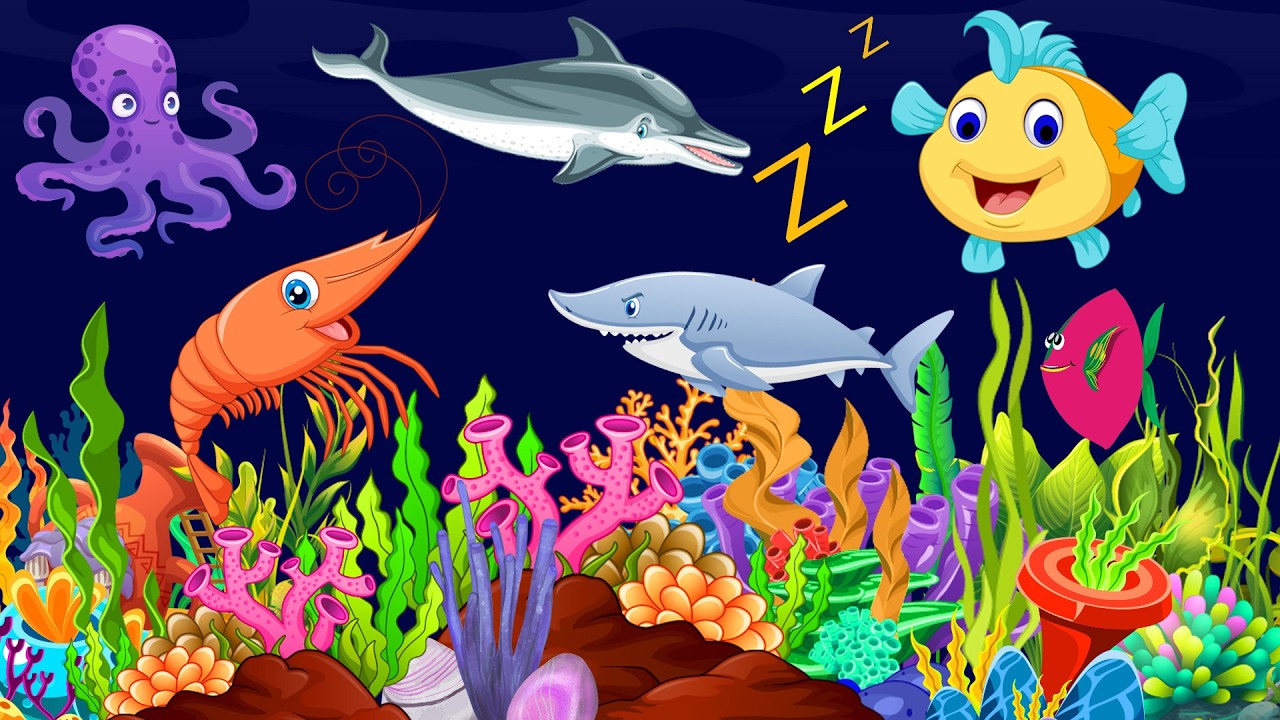 Ocean Lullaby 🐟 Baby Sleep Music 🌙 Calm Underwater Sounds for Deep Sleep