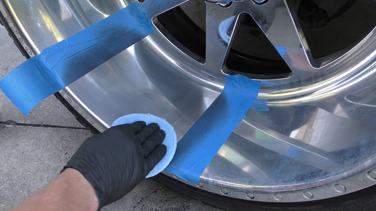 Forged Wheel Polish Works Fast!
