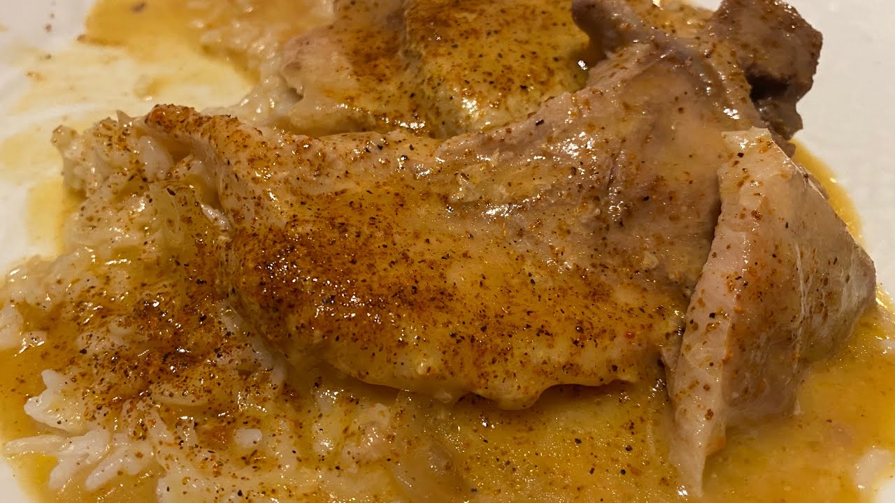 FIESTA RANCH PORK CHOPS IN THE CROCKPOT