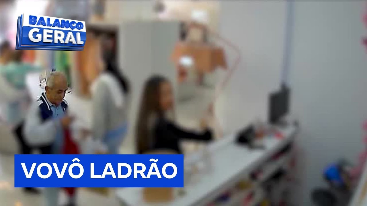 Idoso é suspeito de furtos em lojas na zona oeste de São Paulo e em Osasco (SP)