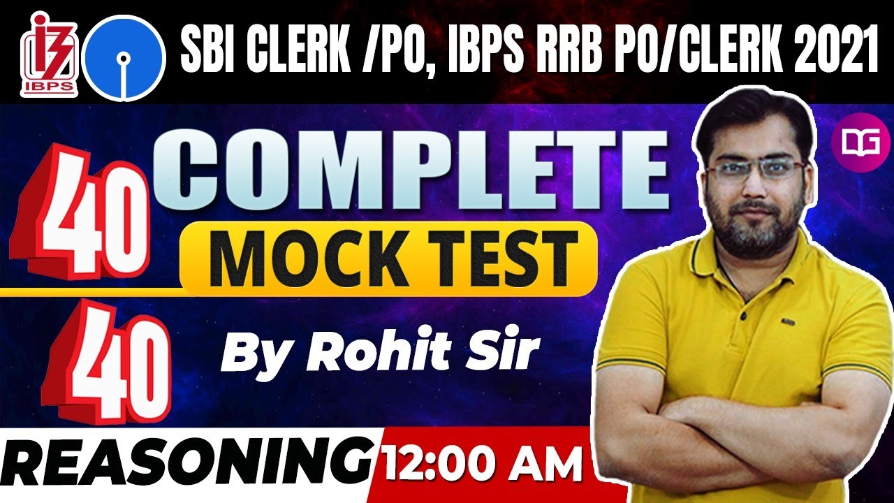 IBPS RRB PO PRE REASONING COMPLETE 40 QUESTIONS | By ROHIT SIR GUIDELY