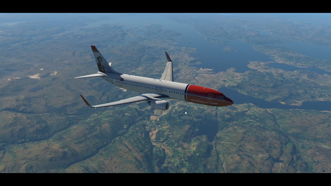 X-Plane Group Flight on Twitch ENGM-ENBO-ENGM  Nor sub