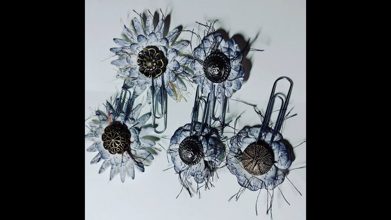 Altered Shank Button Paper Clips Tutorial