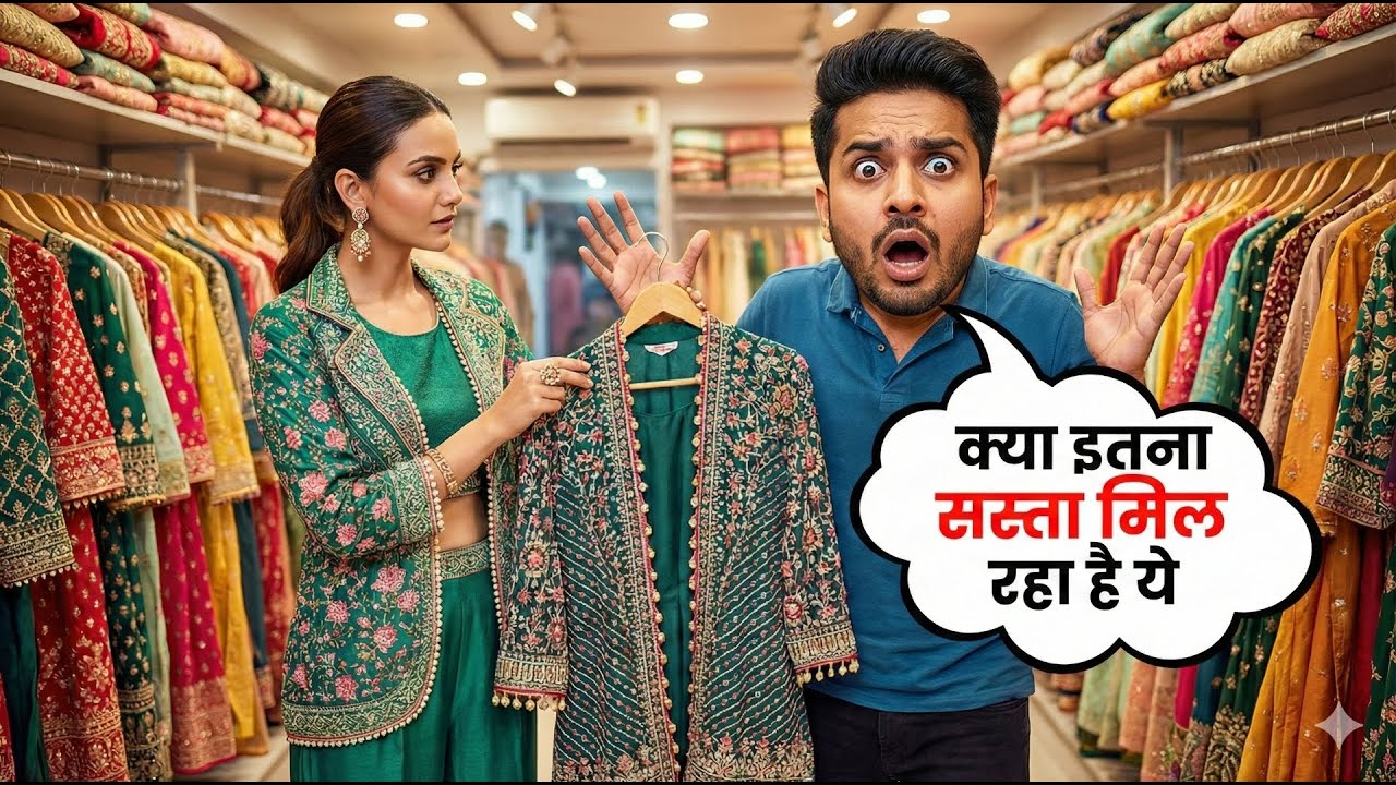 लूट सको तो लूट लो! 🔥 सूरत की इस दुकान ने कर दिया सबको फेल | Fancy Suit Wholesale 