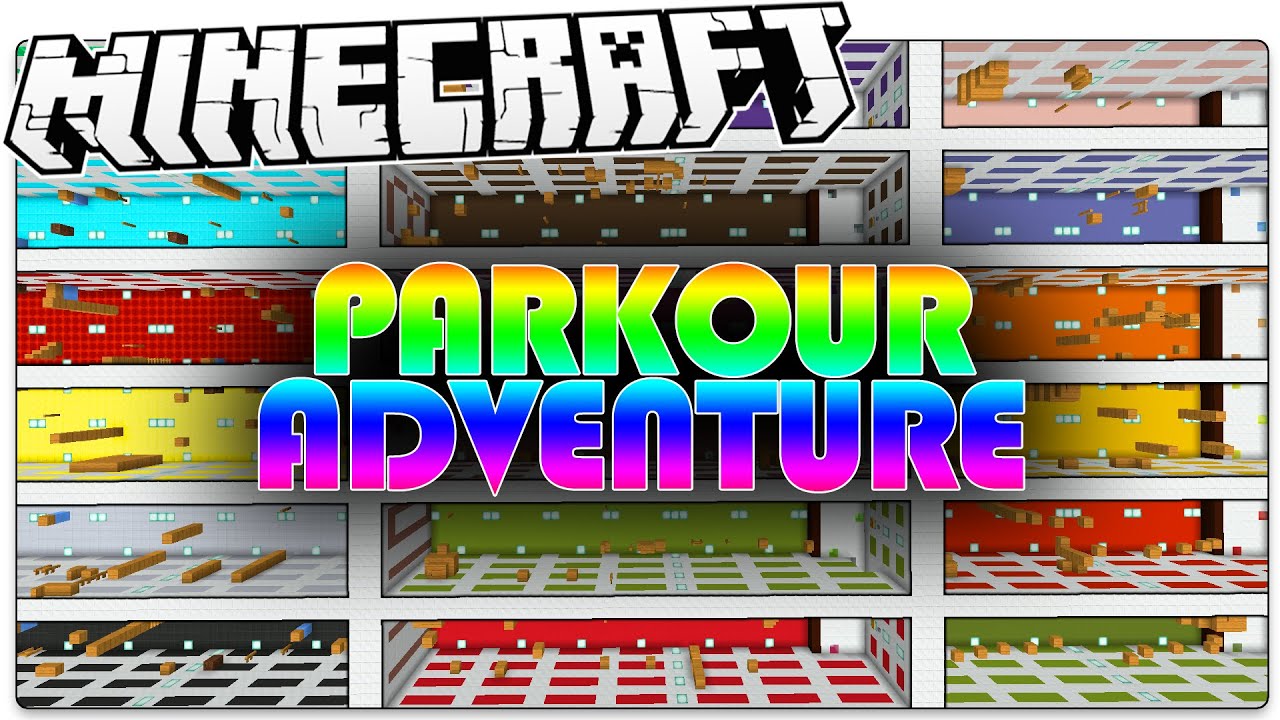 Minecraft | Parkour ADVENTURE | 18 Levels of RAGE (Minecraft Custom Parkour Map)