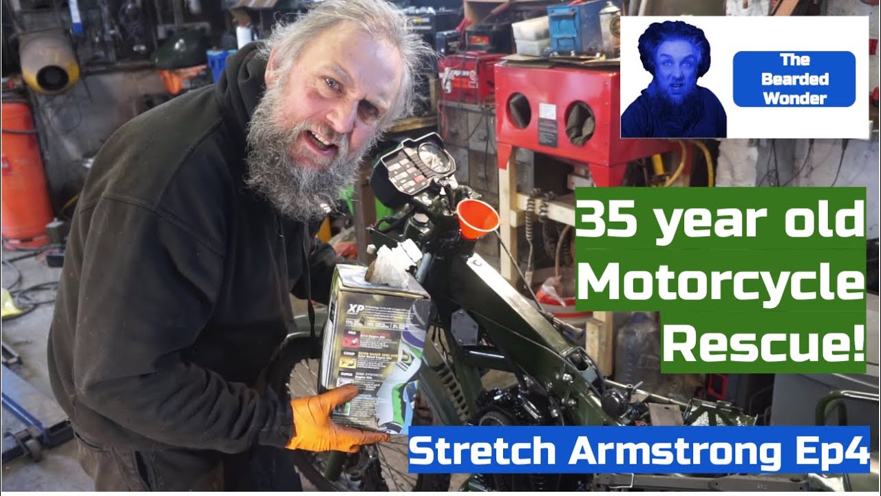 Classic British Motorcycle Rescue -  Stretch Armstrong (MT500) Episode 4