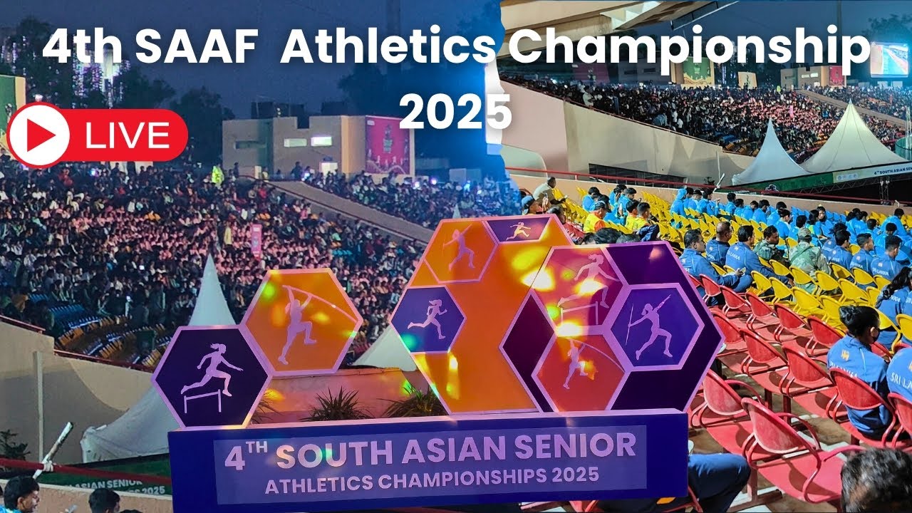 4th SAAF  SENIOR ATHLETICS CHAMPIONSHIP 2025 LIVE OPENING CEREMONY | MORABADI