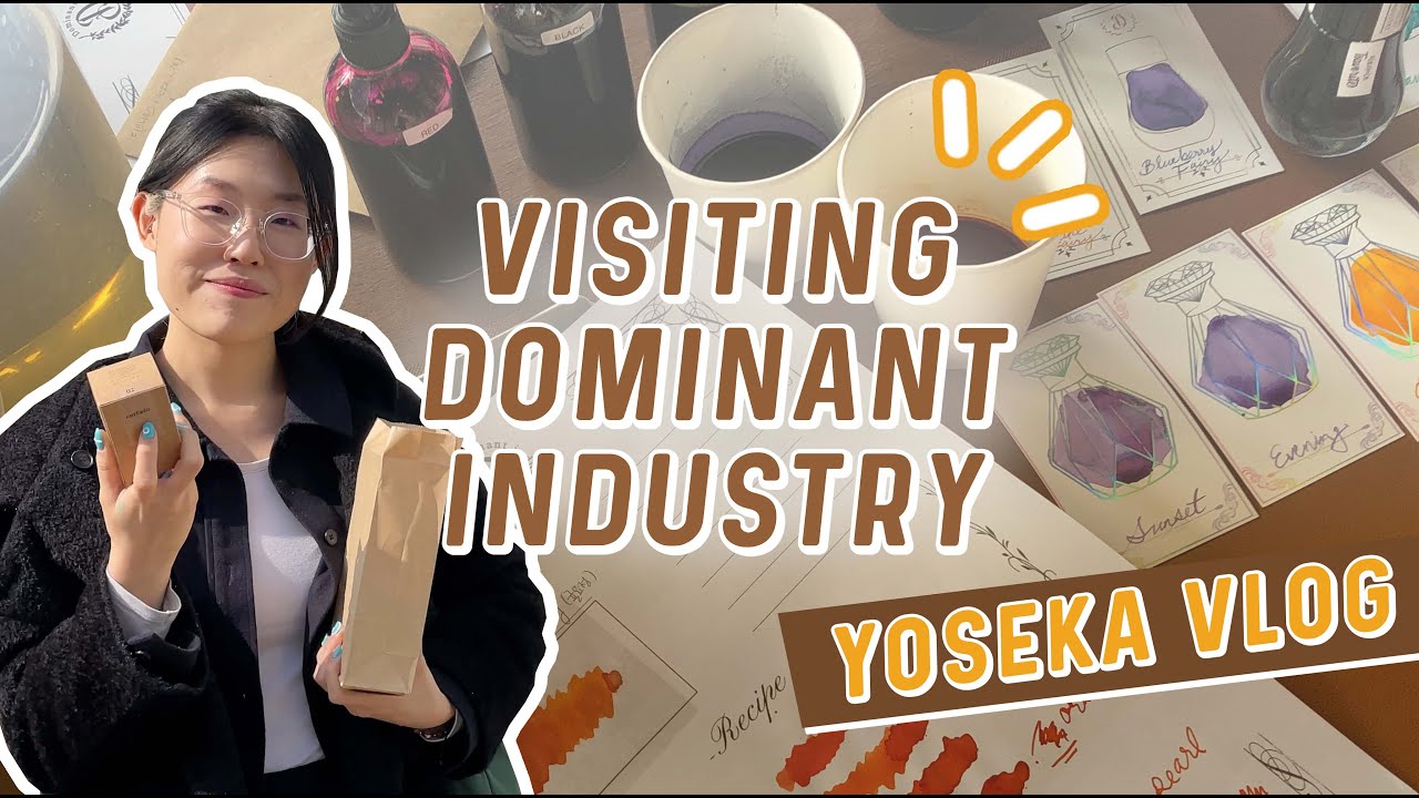Yoseka Vlog: Visiting Dominant Industry Ink Library