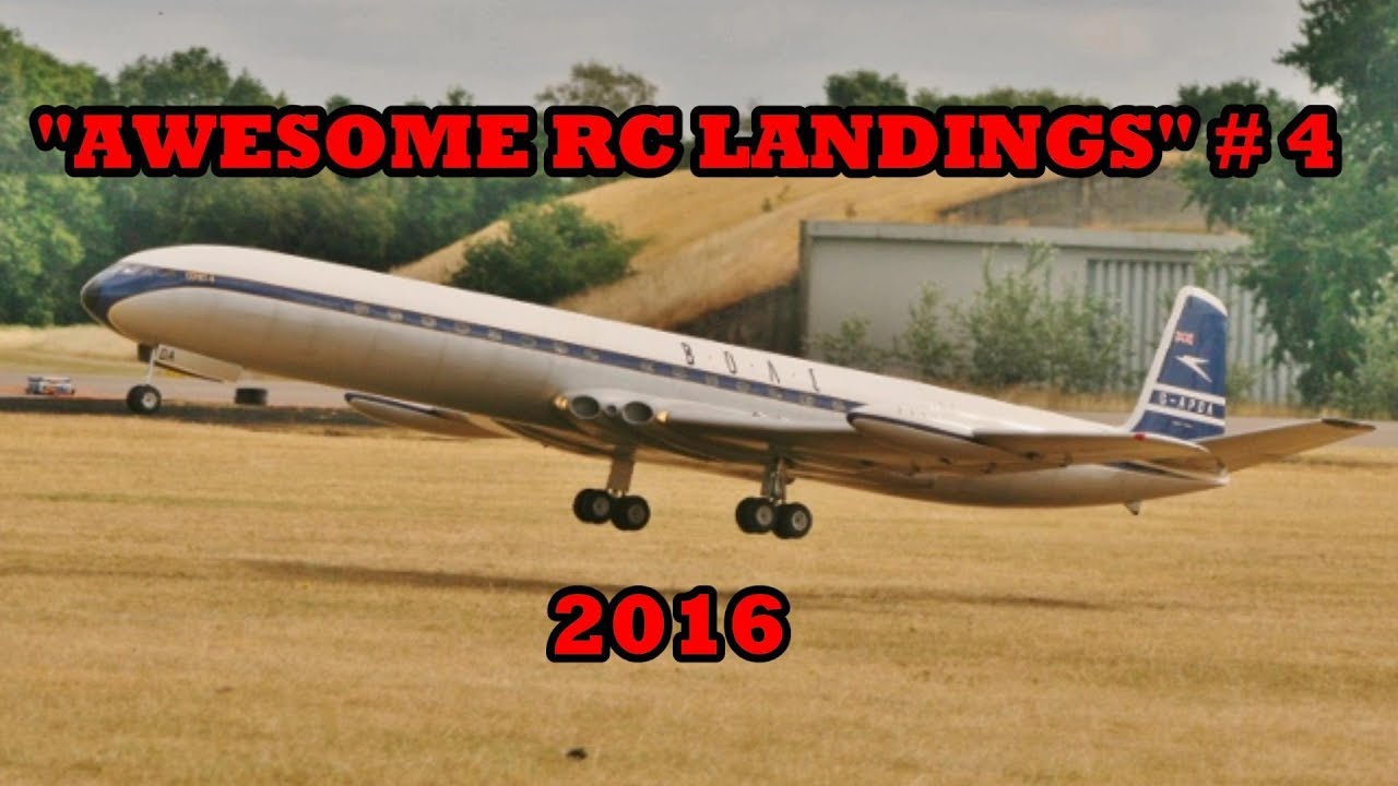 "AWESOME RC LANDINGS" SPORTS & FIGHTER JETS ETC LANDING # 4 - 2016