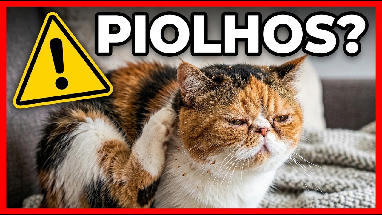 TUDO sobre PIOLHO em GATOS - Sintomas, como pega, tratamento - Gatil Hauser