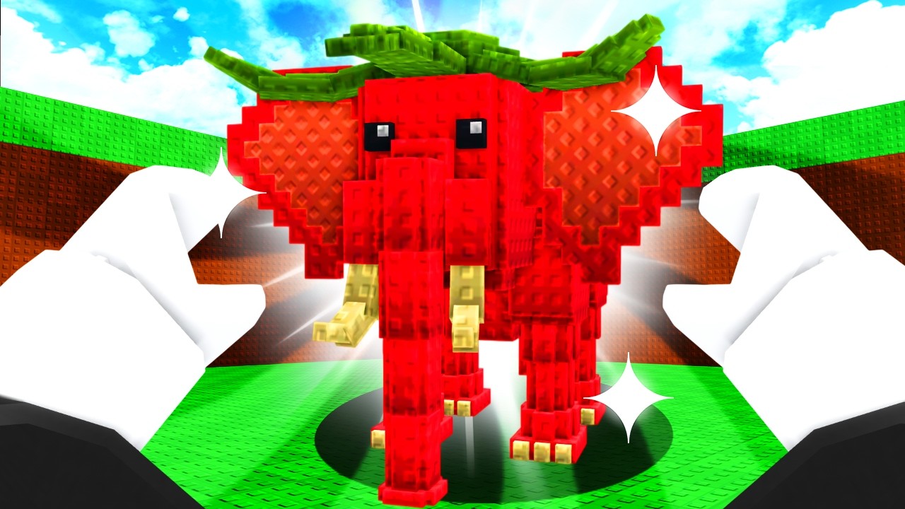 🟨 O IMPOSSÍVEL ACONTECEU.. STRAWBERRY ELEPHANT 0,00000001% NO ROBLOX.. 😰🔥
