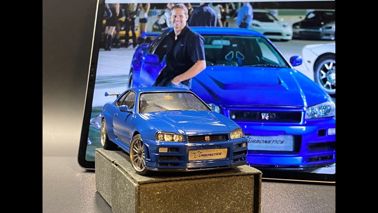 Nissan Skyline Brian O'Conner GT-T / GT-R R34 Fast & Furious 4, FUJIMI SKYLINE 1/24