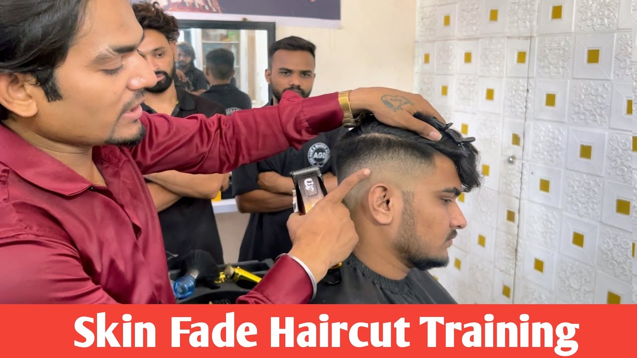 AGD Academy | Skin Fade Haircut Training | skin Fade haircut kaise Kare | salon Academy ￼