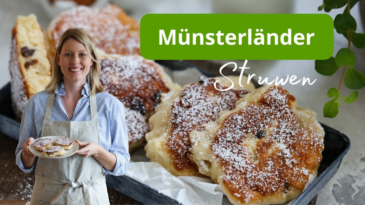 Rezept für Münsterländer Struwen 👩🏼‍🍳🧇Das klassische Hefegebäck an Karfreitag - Osterrezept