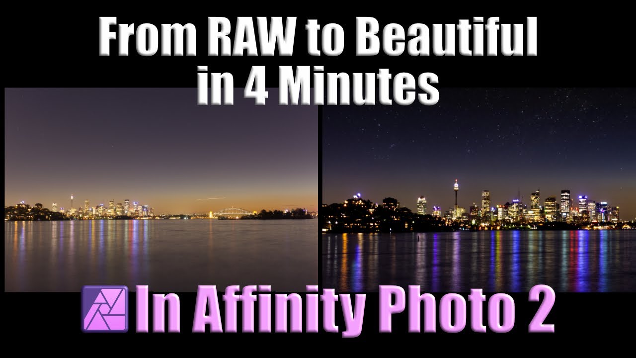 От RAW до прекрасного за 4 минуты с Affinity Photo 2