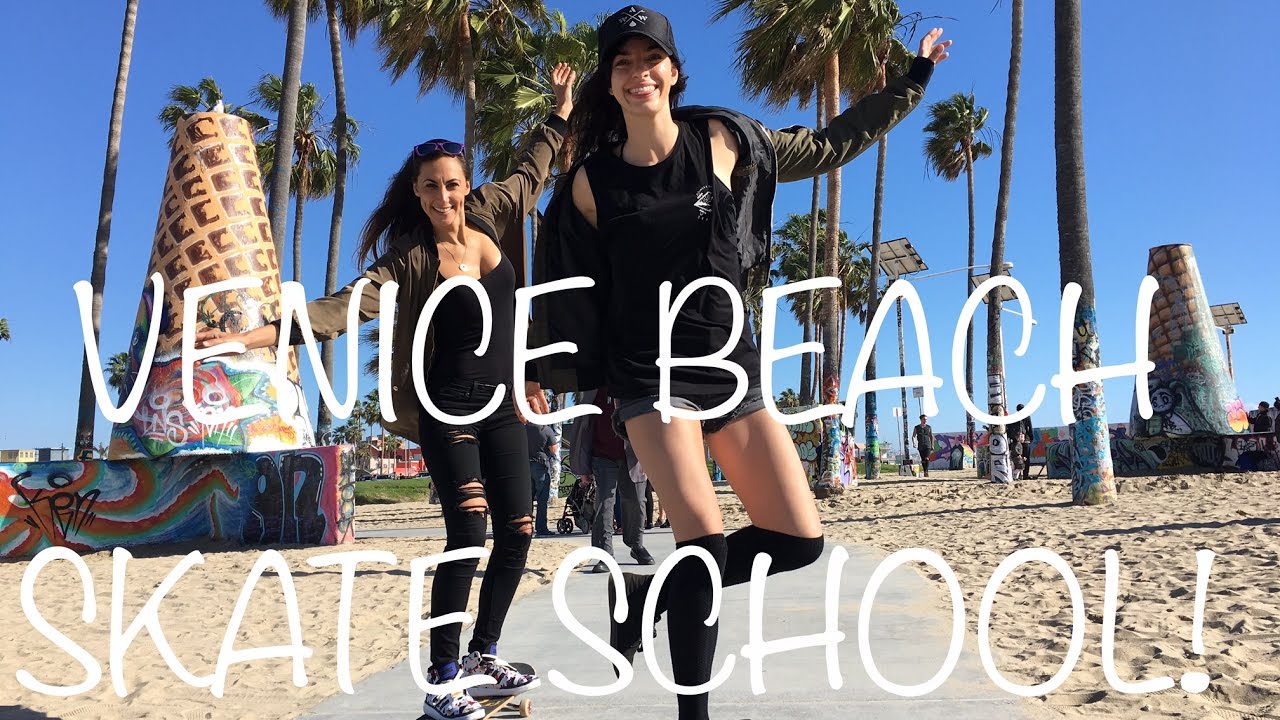 Skate school in Venice beach with rad babe Julia Price!