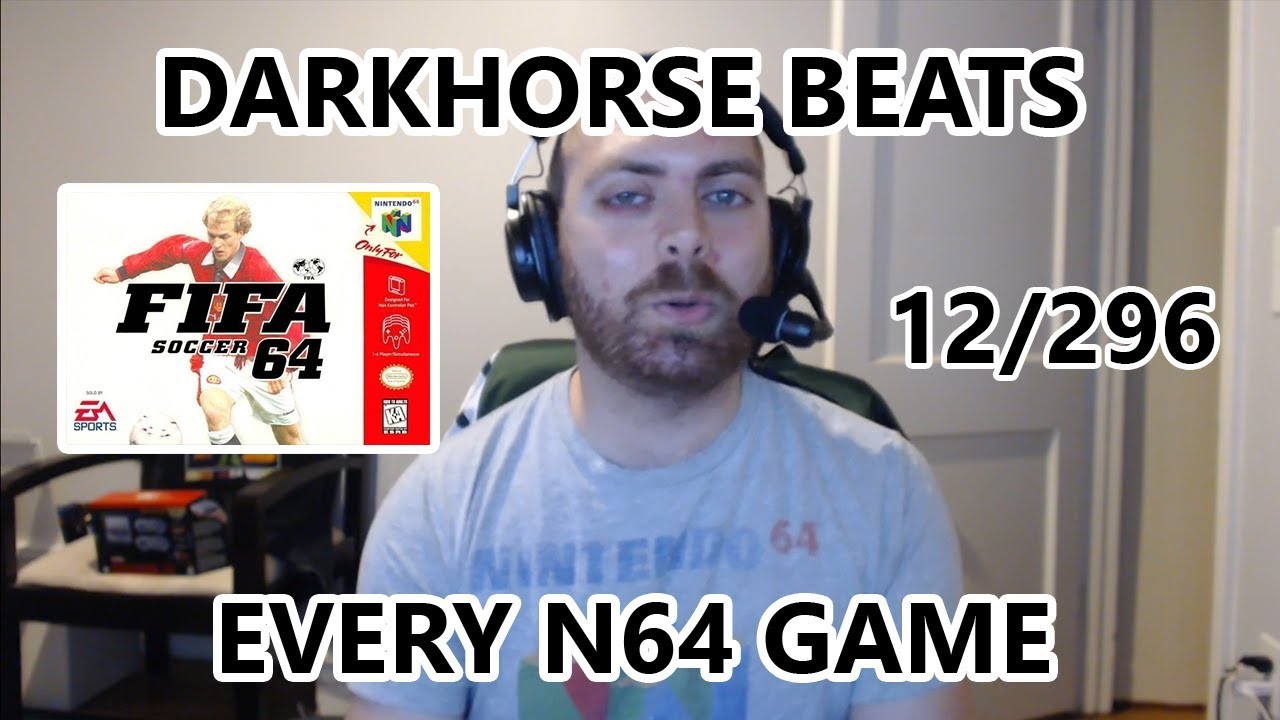 FIFA Soccer 64 - Darkhorse Beats EVERY N64 Game - The Great N64 Challenge