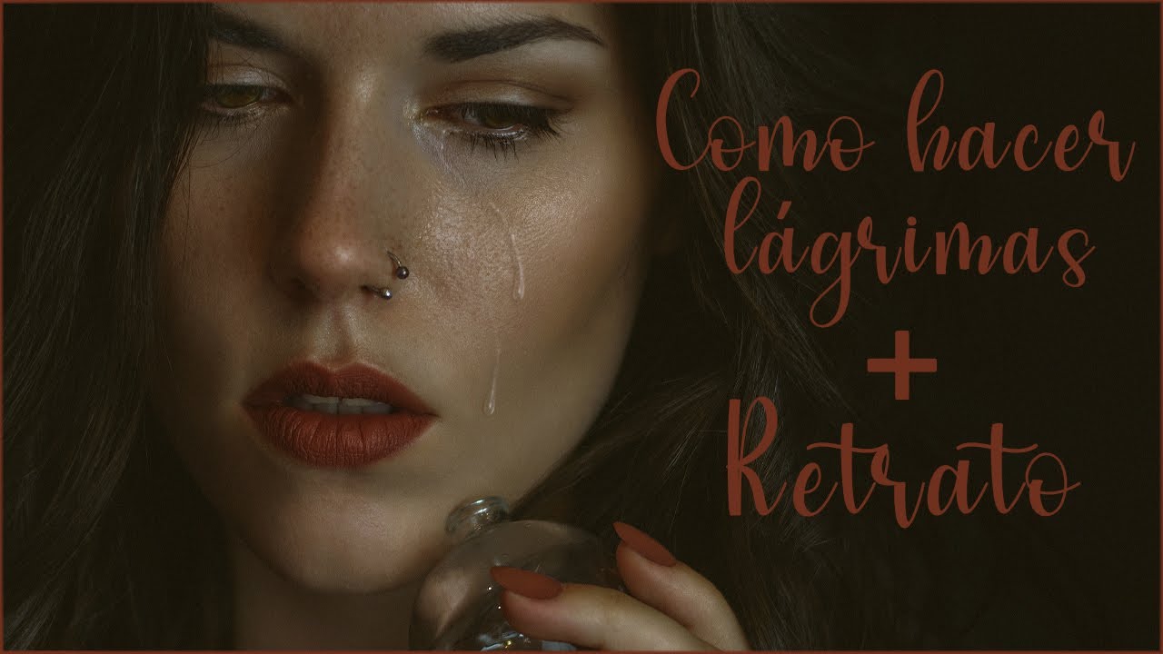 Cómo hacer lágrimas💧+ Edición de Retrato/ CON PHOTOSHOP.📸