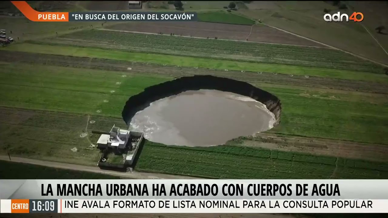 En Santa María Zacatepec, Puebla, hace 50 años había un ameyal, ya que solía ser zona de agua.