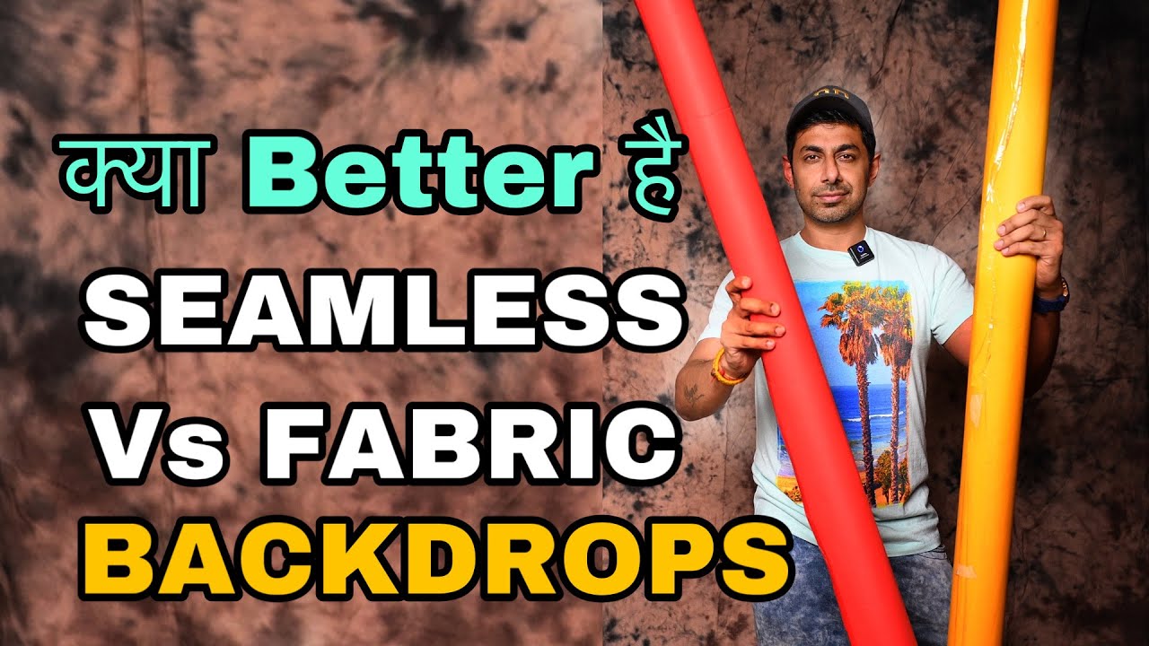 Photography Tips for Beginners : Seamless Or Cloth Backdrops for Studio Photography PROS & CONS