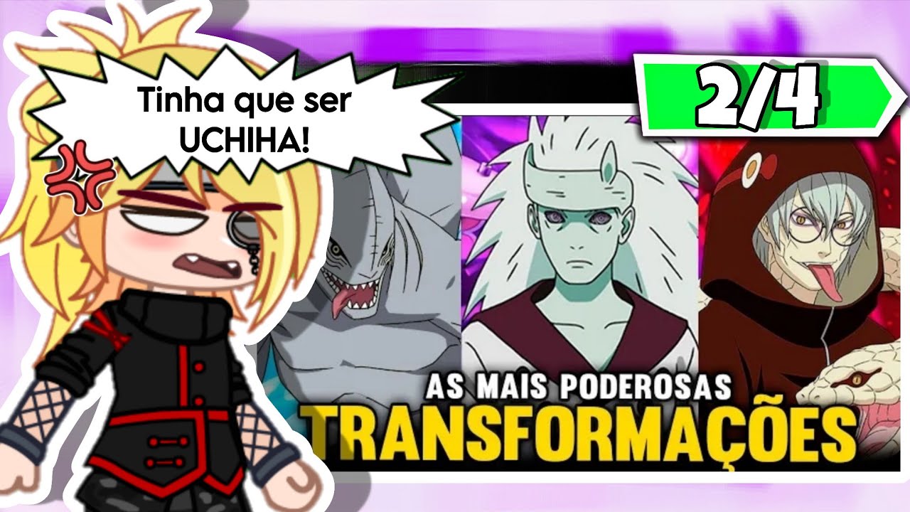Akatsuki React - AS 10 TRANSFORMAÇÕES MAIS PODEROSAS (2/4) | Naruto/Gacha |