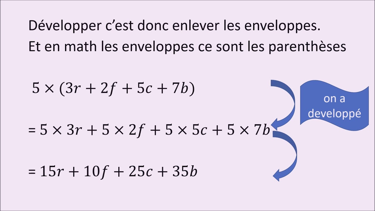 Calcul littéral : petite histoire