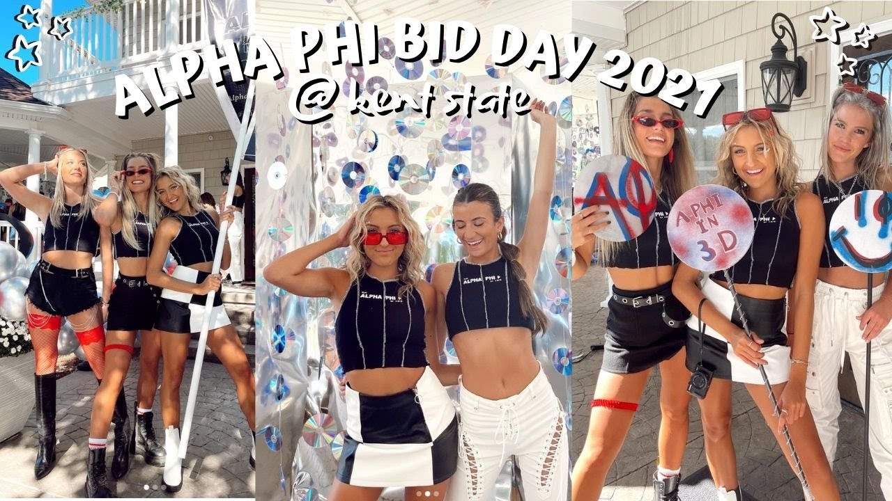 ALPHA PHI BID DAY VLOG 2021 // kent state university sorority recruitment