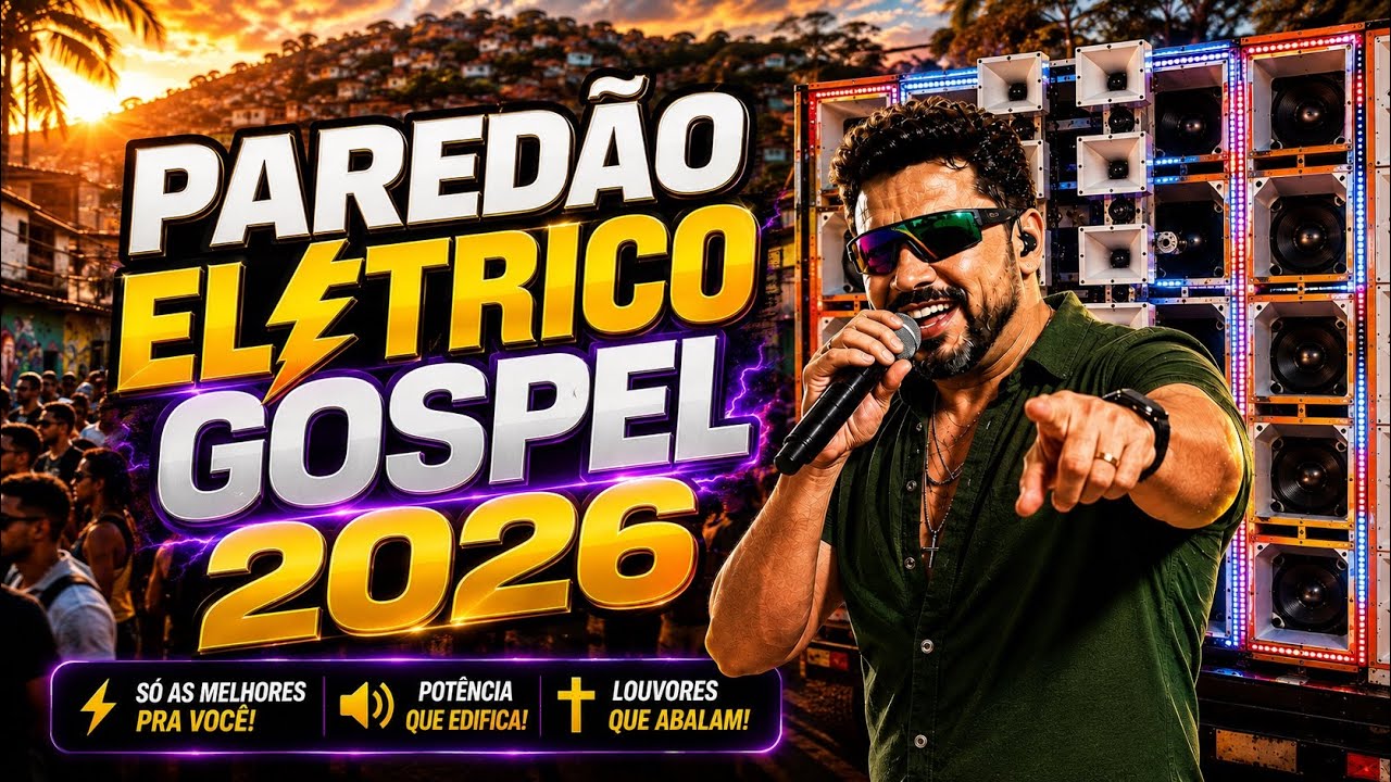 🔥🔊 PARED&Atilde;O GOSPEL 2026 &ndash; AUMENTA O SOM QUE JESUS CHEGOU! 🙌 | S&oacute; Pedrada  Gospel 