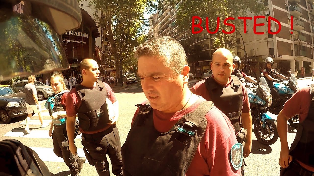 POLICE BUSTED ME !