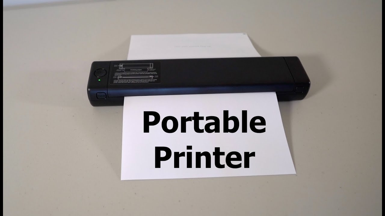 COLORWING M08F Portable Thermal Printer Unboxing & Printing Samples