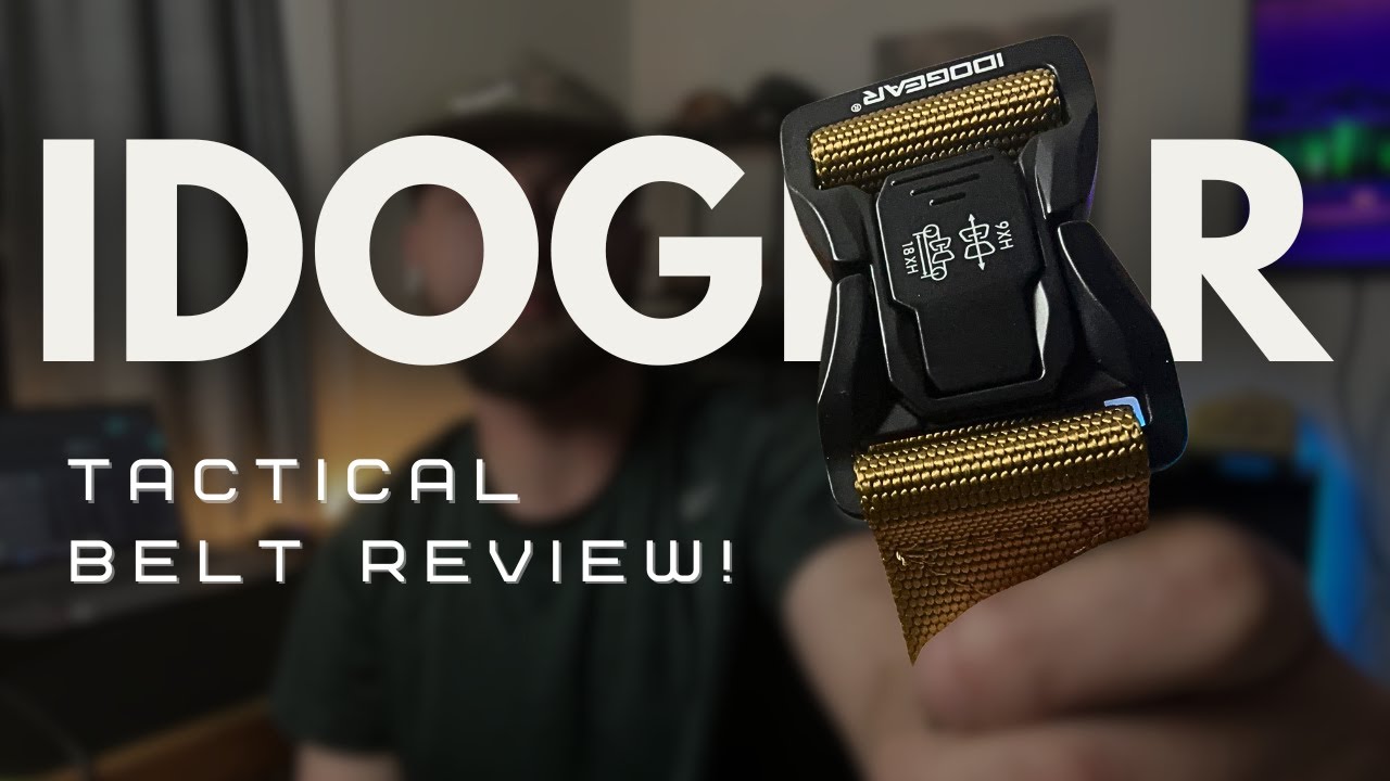 The IDOGEAR Tactical Belt | Caleb's newest EDC update!