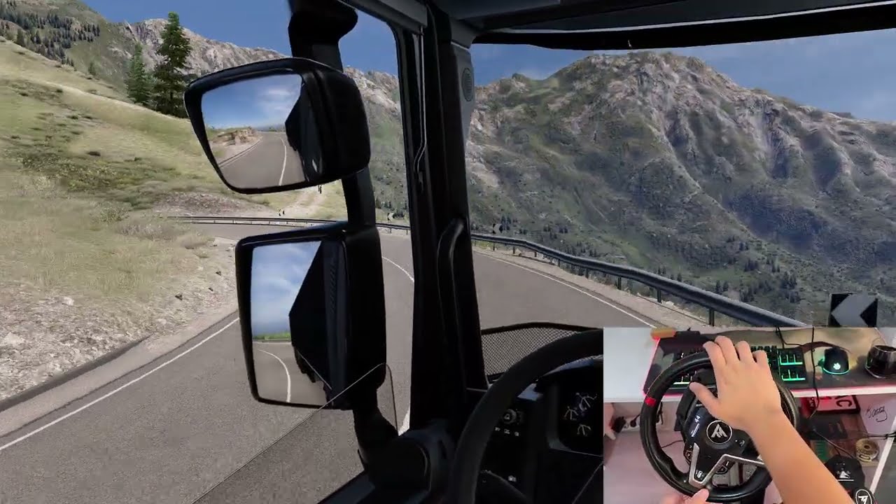 Euro Truck Simulator 2 POV Driving | Thrustmaster T248 | Challenging Roads of Greece DLC