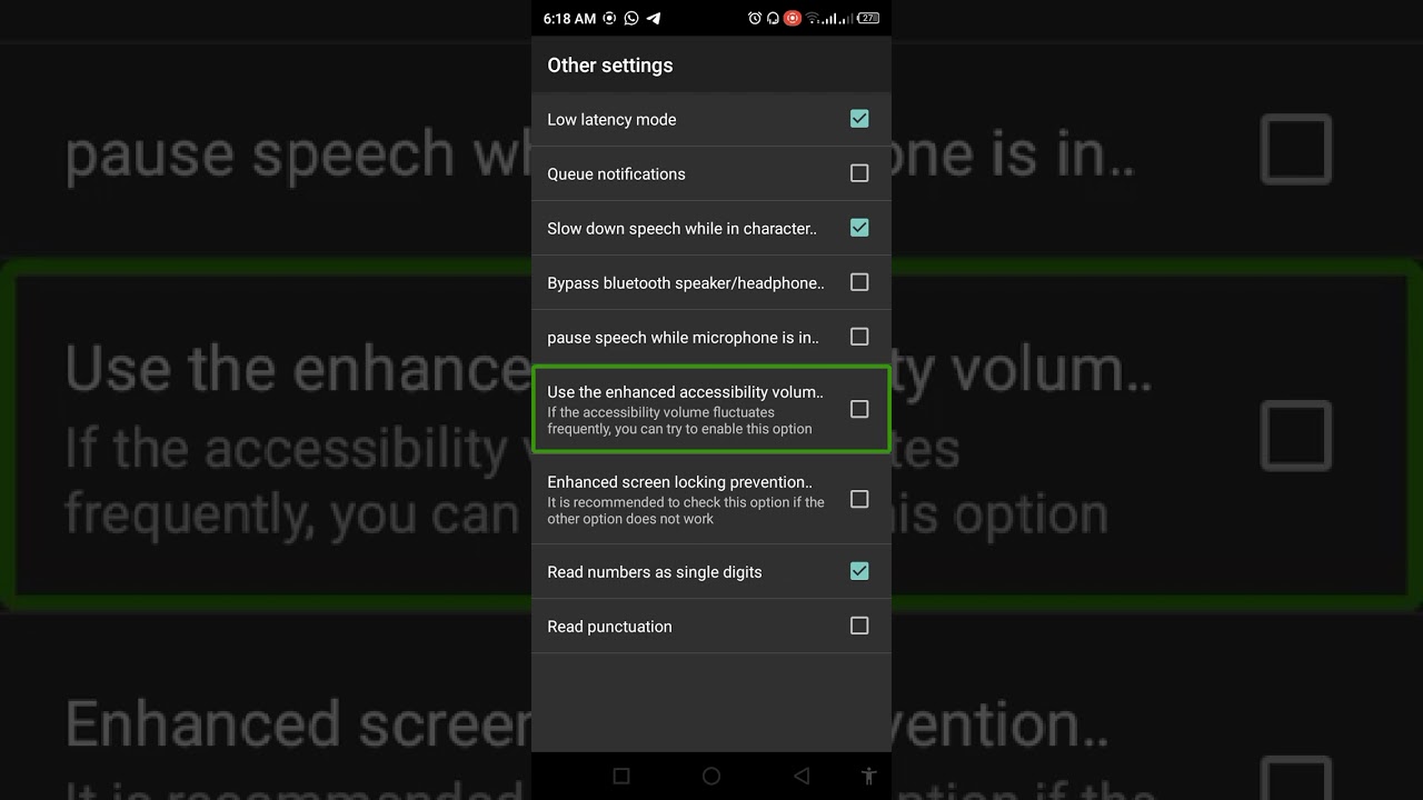 Other setting in TTS settings of jieshuo part 6
