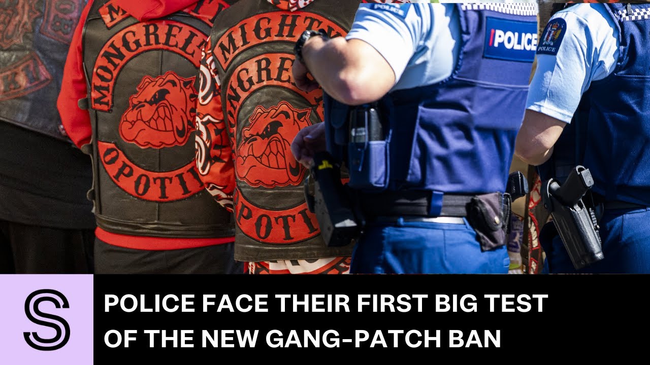 Police face their first big test of the new gang-patch ban | Stuff.co.nz