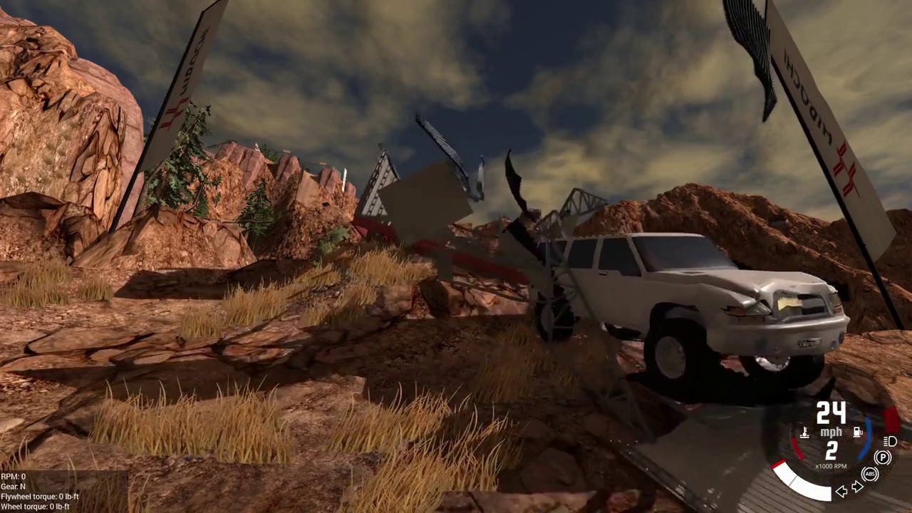 [Beamng.Drive] Stunt Jumps vs Destructible Buildings