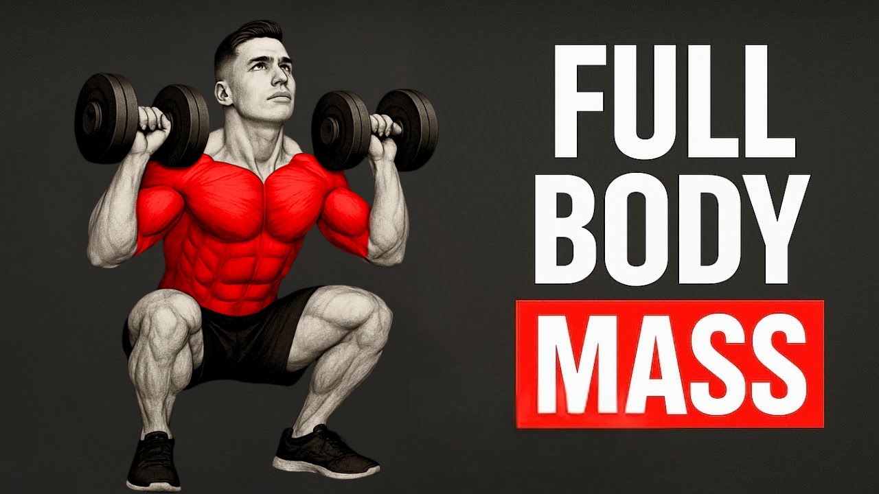 The Only 7 Dumbbell Exercises MEN Need to be Full Body Jacked (HIT EVERY MUSCLE)