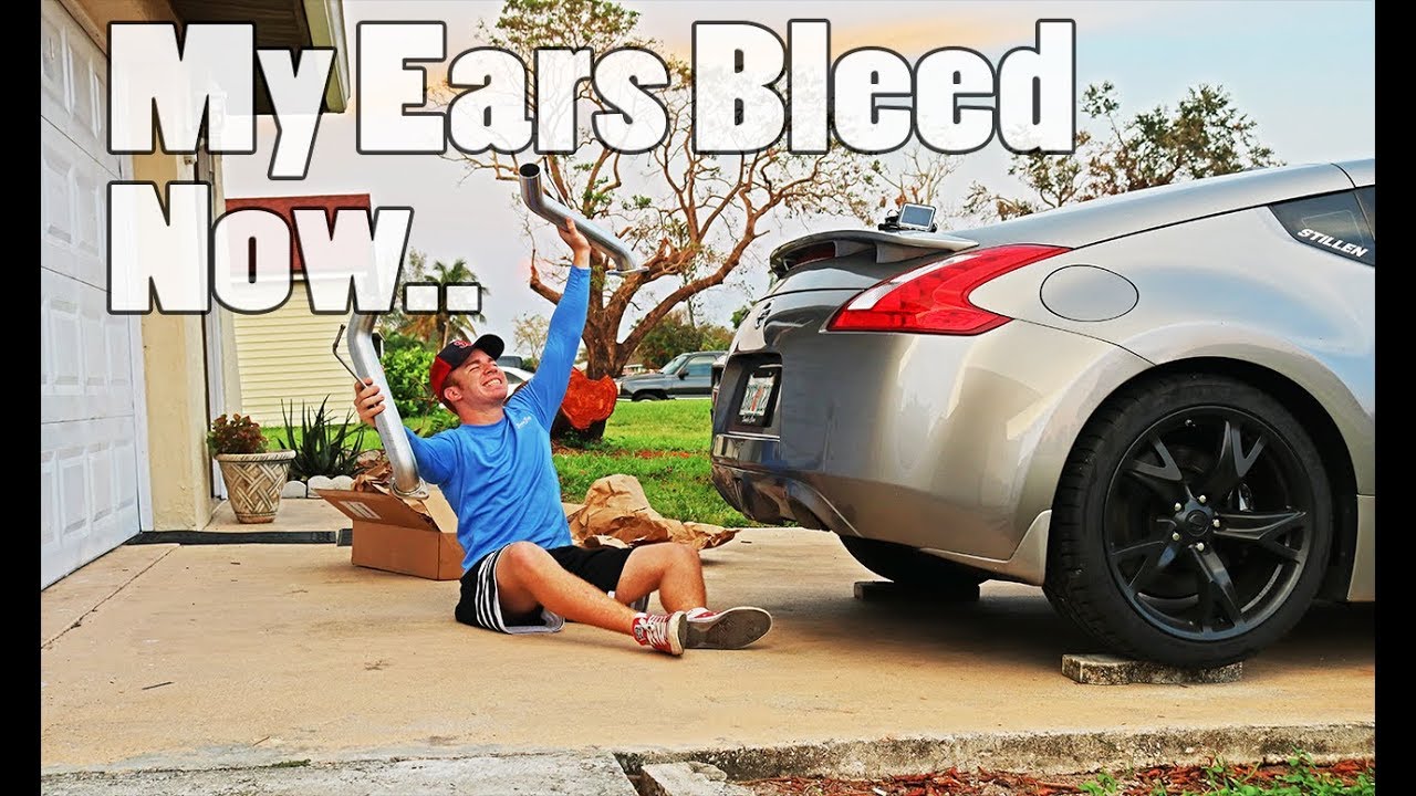 Making My Nissan 370z Incredibly Loud!! | Nissan 370z AAM Short tails and Test Pipes Install