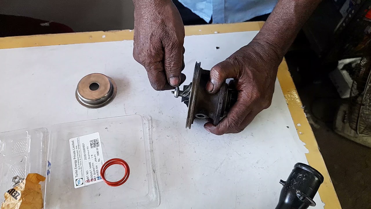TURBO CHARGER OIL LEAK FIAT PUNTO REPAIR KIT CHANGE