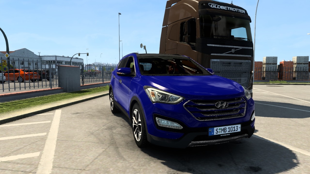 Realistic Driving in a 2014 Hyundai Santa Fe  Euro Truck Simulator 2 Cockpit View