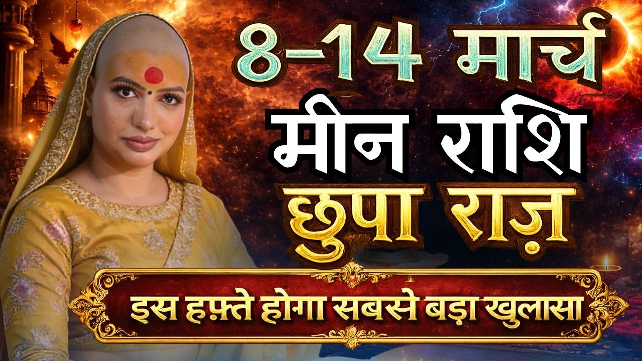 मीन 8-14 मार्च  राशिफल 2026 | मार्च राशिफल | मीन राशिफल | Meen rashifal | March rashifal