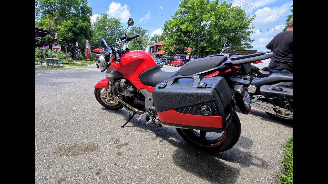 2006 Moto Guzzi Breva 1100 - Rabbit Hash - Union. Winter ride Dec 2025 (HD)