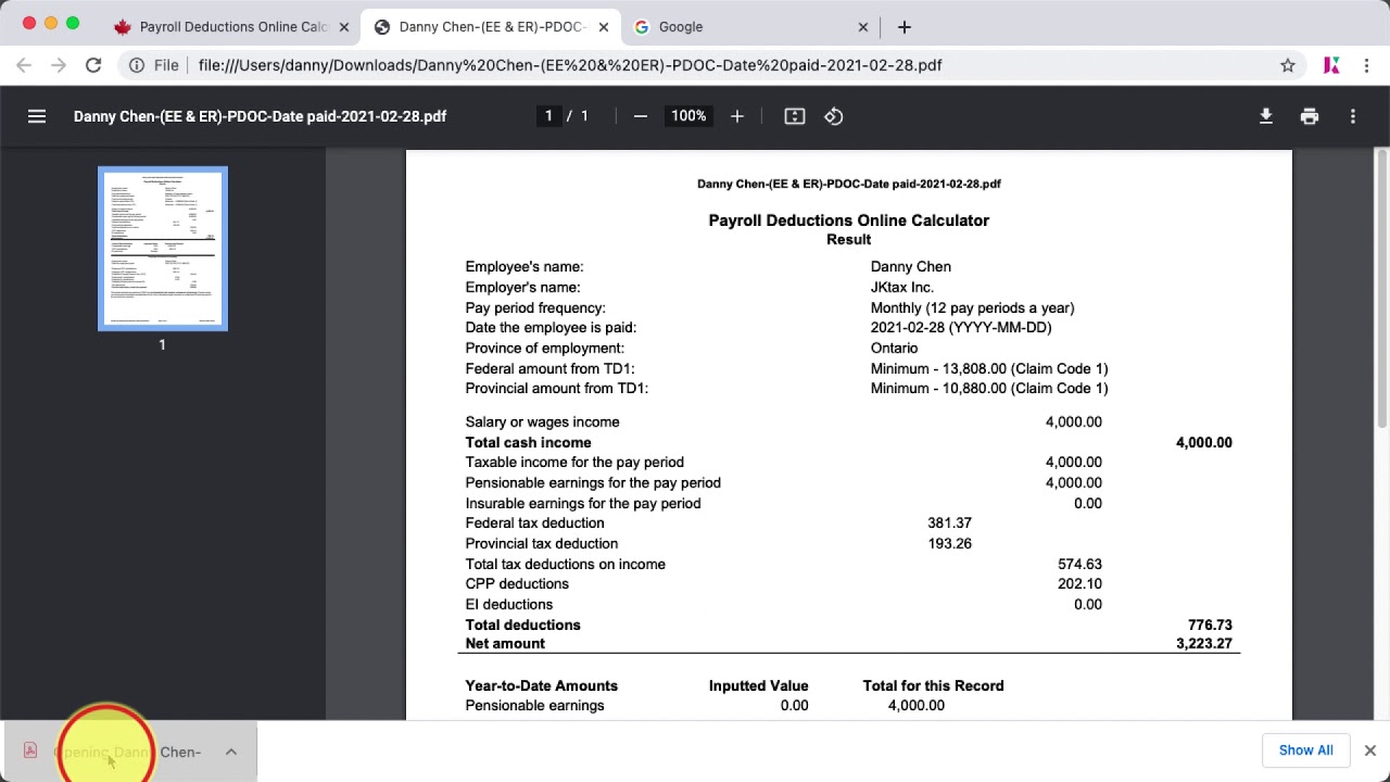 How to calculate payroll taxes and make payment to CRA English