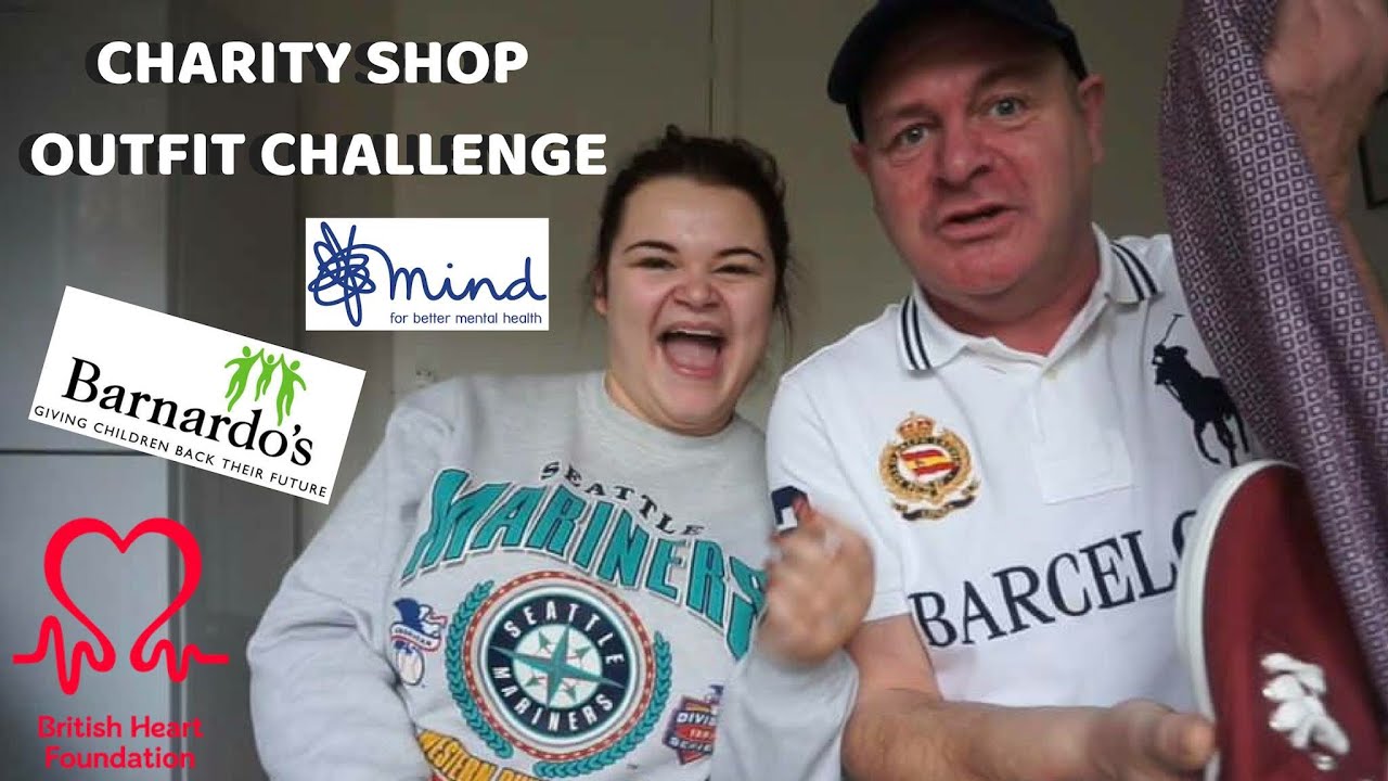 CHARITY SHOP OUTFIT CHALLENGE | DAD VS DAUGHTER