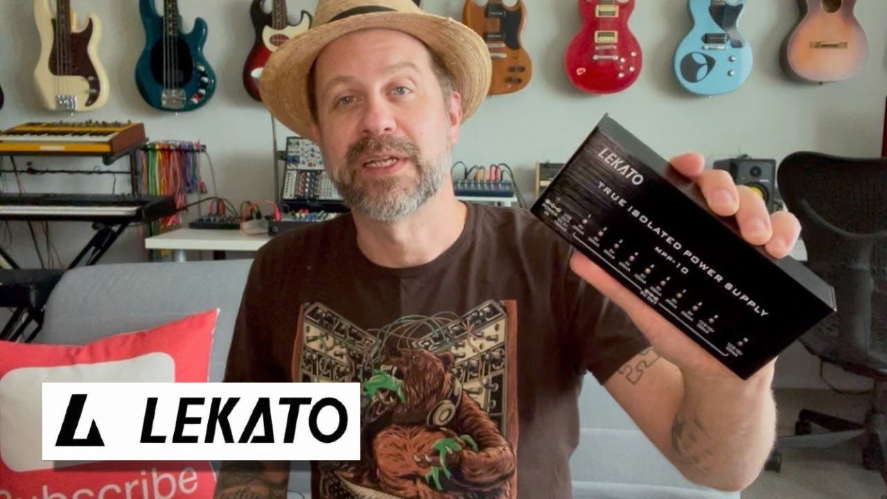 Lekato MPP-10: Unboxing & Demo (isolated fx pedal power supply)