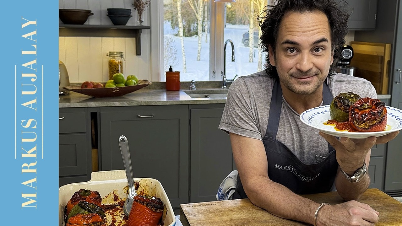 70-talsklassiker - Köttfärsfyllda paprikor | Markus Aujalay