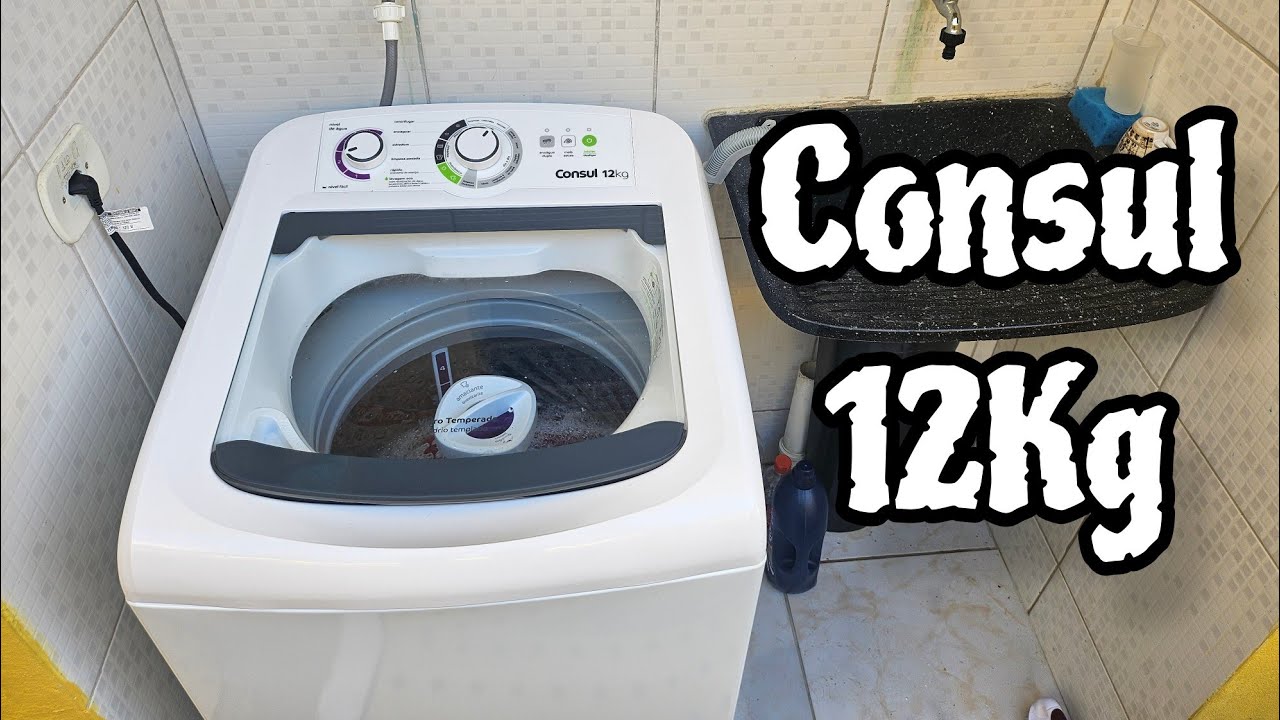 Lavadora de Roupas Consul 12Kg - Melhor Custo Benefício
